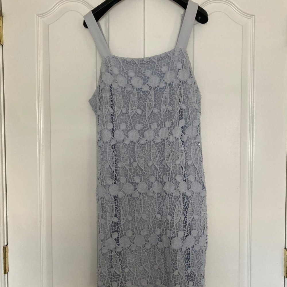 Club Monaco Dress Lace Baby Pastel Blue